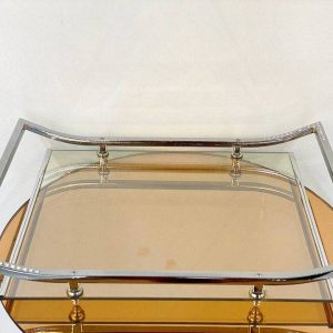 سینی پذیرایی لوکس شیشه ای نقره ای، انتخابی درست برای سخت پسندان ،جدیدترین مدل سینی،کف شیشه سکوریت،نشکن و مقاومت بالا در برابر ضربه،رنگ ثابت آبکاری فورتیک