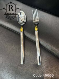 سرویس قاشق چنگال دورنگ آلمانی رزنباخ کد 4500G