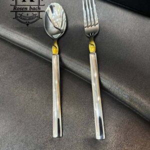 سرویس قاشق چنگال دورنگ آلمانی رزنباخ کد 4500G