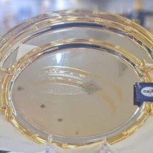 سینی عربی 3 سایز طلایی برند نجیب مدل C-NA07