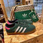 کفش آدیداس زنانه مدل Gazelle سبز