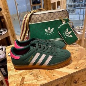 کفش آدیداس زنانه مدل Gazelle سبز