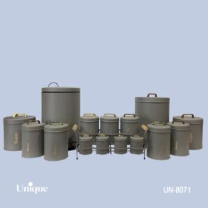 سرویس آشپزخانه 16 فیلی(طوسی) درب فلزی یونیک کد UN-8071