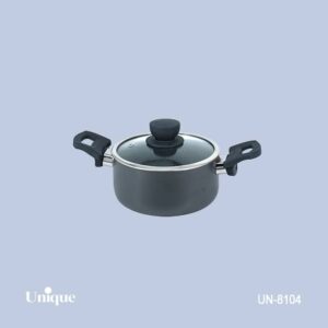 قابلمه تک سایز 16 کف گرانیت - طوسی یونیک کد UN-8104