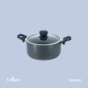 قابلمه تک سایز 24 کف گرانیت - طوسی یونیک کد UN-8108