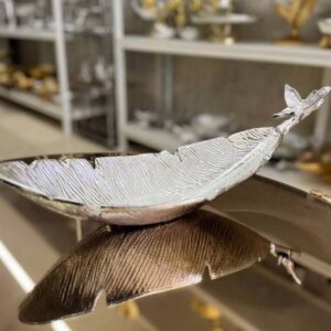 کشکول آلومنیومی پروانه نقره ای براق کد PN804-01