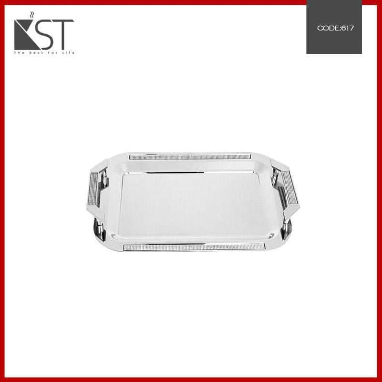 سینی استیل 2 سایز مستطیل کی اس تی مدل C-KST-617