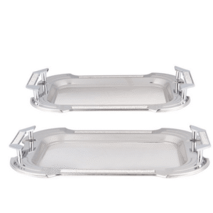 سینی استیل 2 سایز مستطیل کی اس تی مدل C-KST-717