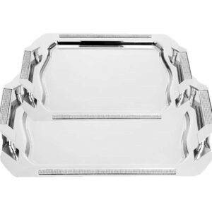 سینی استیل 2 سایز مستطیل کی اس تی مدل C-KST-817