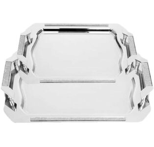 سینی استیل 2 سایز مستطیل کی اس تی مدل C-KST-817