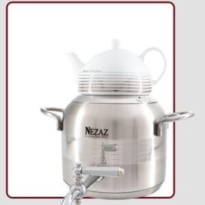 کتری قوری ترک نزاز دسته استیل کد 3015