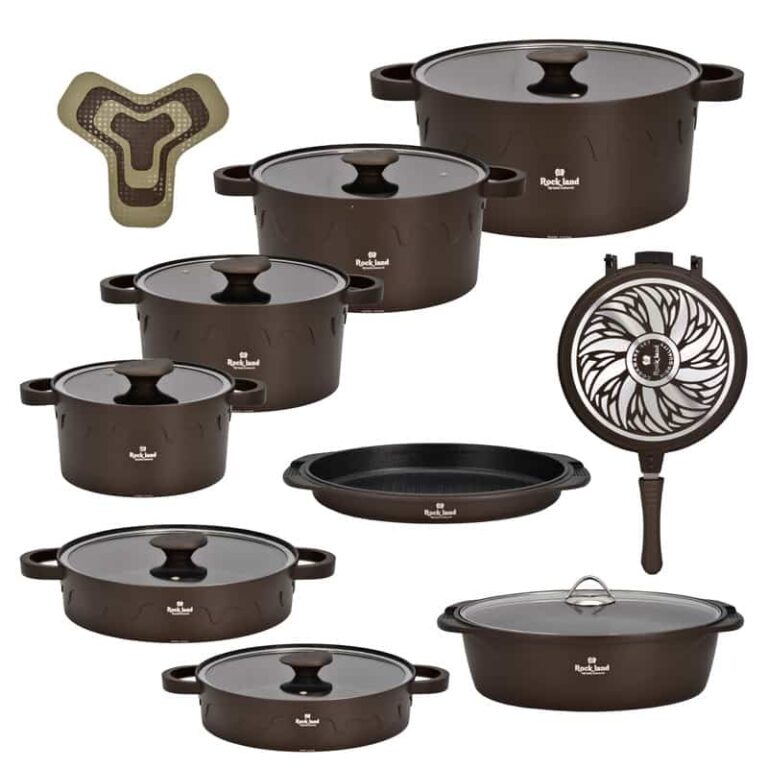 قابلمه 21 پارچه راکلند مدل لیانا قهوه ای کد liana-2101