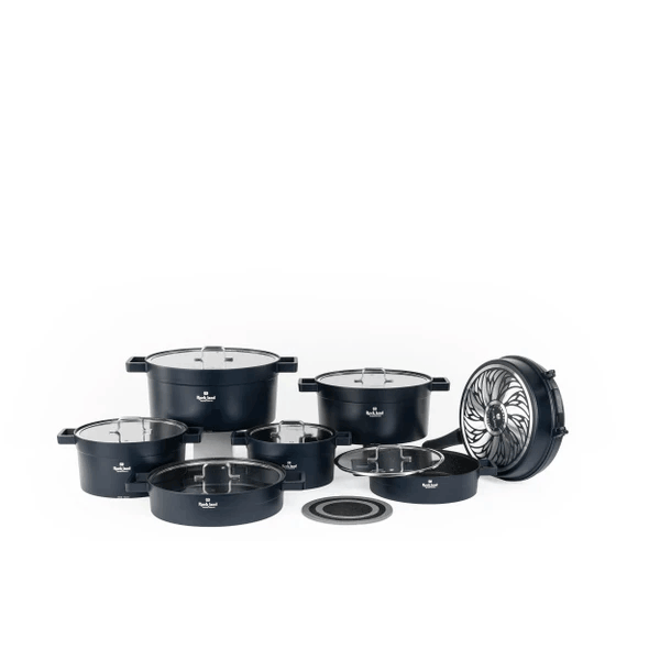 قابلمه 18 پارچه راکلند مدل تمیس سورمه ای کد temis-6204