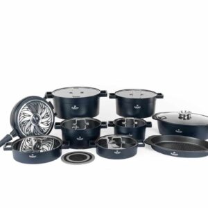 قابلمه 21 پارچه راکلند مدل تمیس سورمه ای کد temis-6105