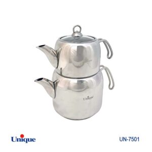 کتری قوری استیل 2.3 لیتر لوله دار ترک یونیک کد UN-7501