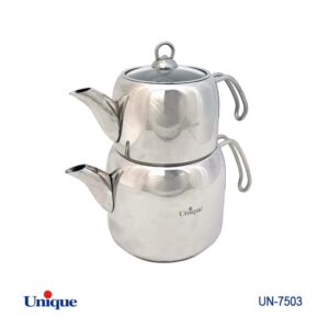 کتری قوری استیل 2.7 لیتر لوله دار ترک یونیک کد UN-7503